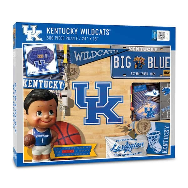 NCAA Kentucky Wildcats Retro Series Puzzle (500-Pieces)