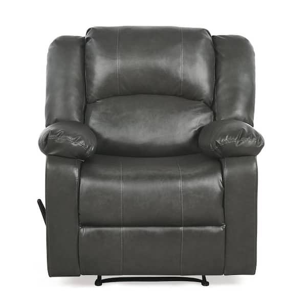 Lifestyle Solutions Brennan Comfort Gray Manual Recliner