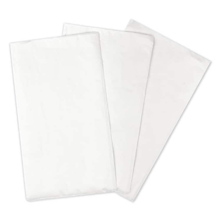 Boardwalk BWK8321 15 in. x 17 in. 2-Ply 1/8-Fold Dinner Napkins - White (300/Pack, 10 Packs/Carton)