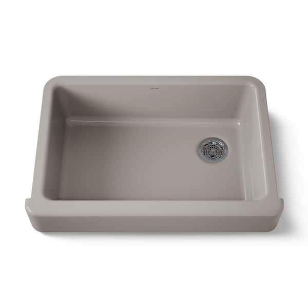 Whitehaven 32.5 in. Undermount Cast Iron Single-Bowl Farmhouse Kitchen Sink