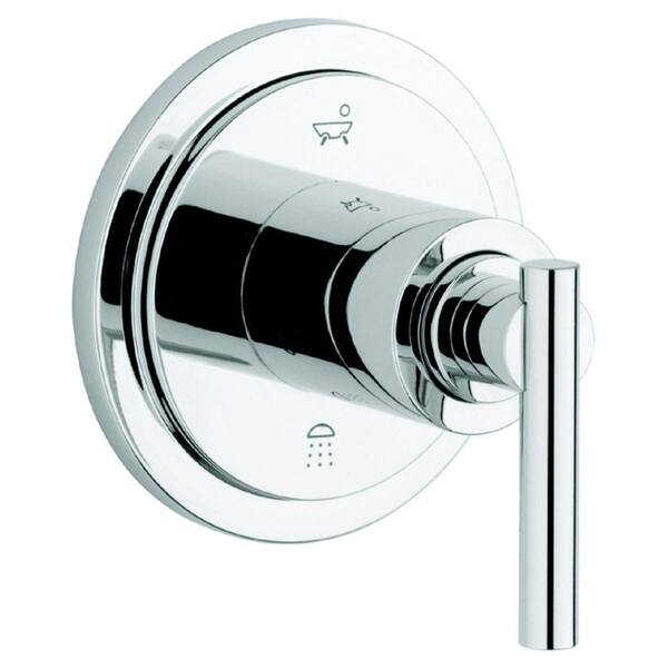 GROHE Atrio Single Handle Diverter Valve Trim Kit with Lever Handle in StarLight Chrome (Valve Sold Separately)