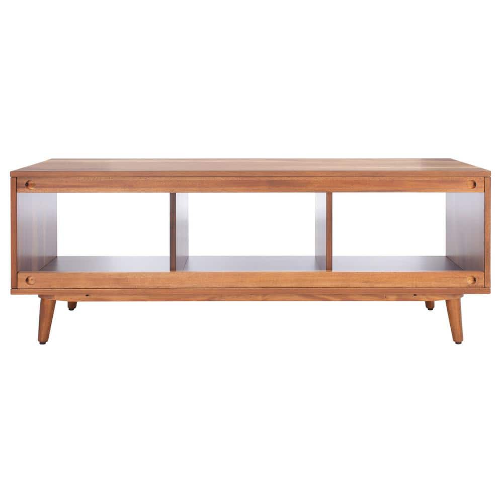 Cricket Retro Chic Open Shelf Mahogany Media Stand - Natural Acacia