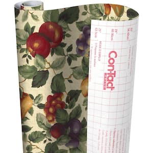 Magic Cover Red 18 in. x 16 ft. Self-Adhesive Vinyl Drawer and Shelf Liner  (6 Rolls) 16F-18797-06 - The Home Depot