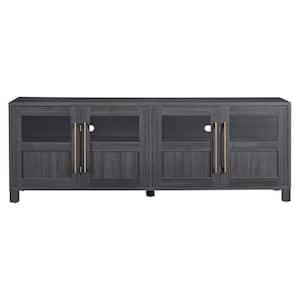 Holbrook Rectangular Charcoal Gray TV Stand for TV's up to 75 in.