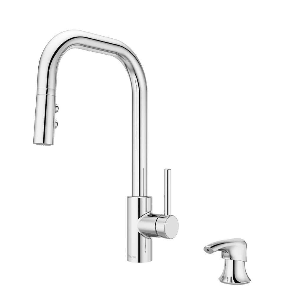 Pfister Zanna Single Handle Pull Down Sprayer Kitchen Faucet