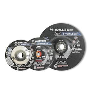 Stainless 4.5 in. x 5/8-11 in. Arbor x 1/4 in. T28S A-30-SS Grinding Wheel for Stainless (20-Pack)