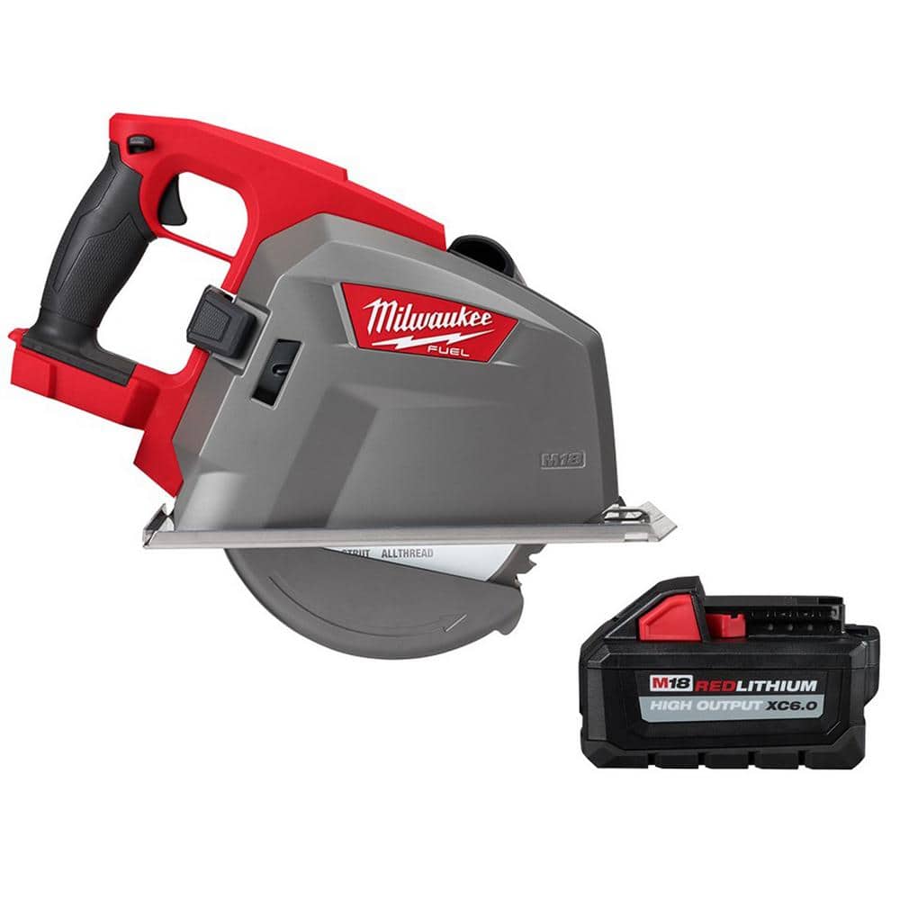 Milwaukee M18 FUEL 18-Volt in. Lithium-Ion Brushless Cordless Metal  Cutting Circular Saw with 6.0 Ah Battery 2982-20-48-11-1865 The Home Depot