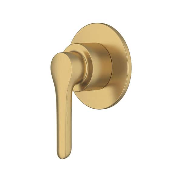 Studio S 1-Handle Wall-Mount Diverter Valve Trim Kit in Brushed Cool Sunrise (Valve Not Included)
