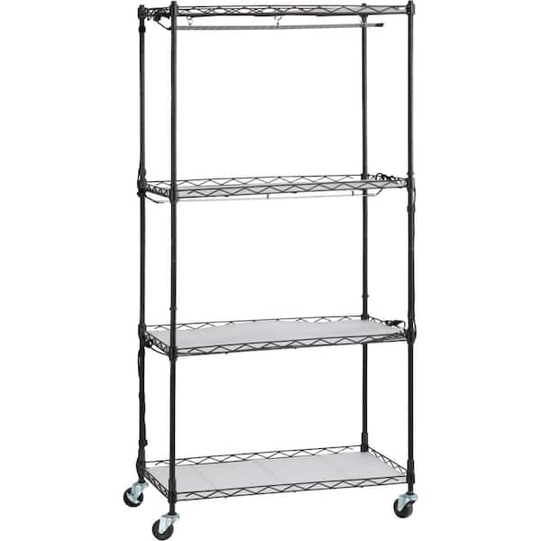 4-Tier Plant Stand with 45W Full Spectrum Grow Light, 3 Mode Timer Wheel, Metal for Indoor Seed Starting