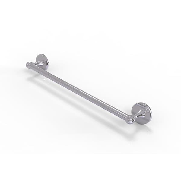 Allied Brass Shadwell Collection 24 in. Wall Mounted Single Towel Bar in Polished Chrome