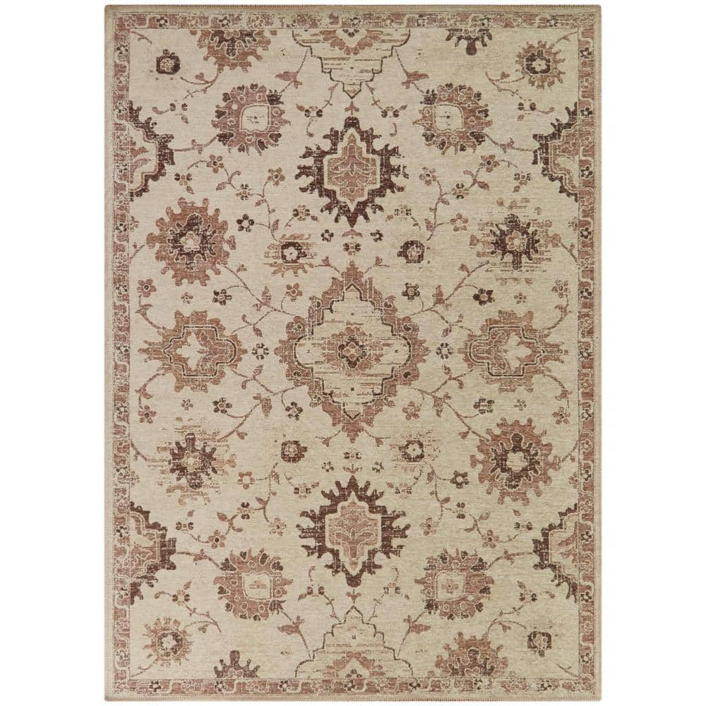 Berengarten Copper 5 ft. x 7 ft. Medallion Area Rug price history on PriceWatchPro