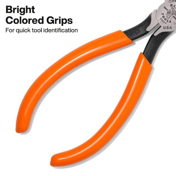 Klein Tools 7 in. Standard Long Nose Side Cutting Pliers D203-7