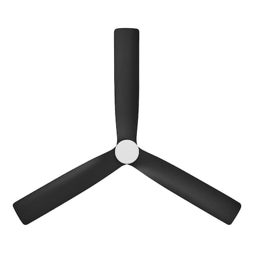Marlston 52 in. Indoor/Outdoor Matte Black with Black Blades Ceiling Fan with Adjustable White LED with Remote Included Ceiling Fans