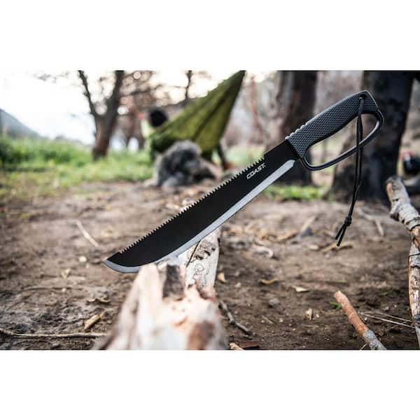 F1400 Stainless Steel Machete with Saw Blade and Sheath Included – COAST  Products
