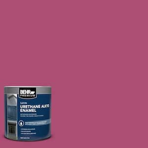 1 qt. #100B-7 Hot Pink Satin Enamel Urethane Alkyd Interior/Exterior Paint