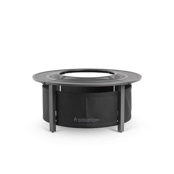 Solo Stove 42 in. x 20 in. Surround Outdoor Coated Steel Fire Pit Table Small for Bonfire/Ranger