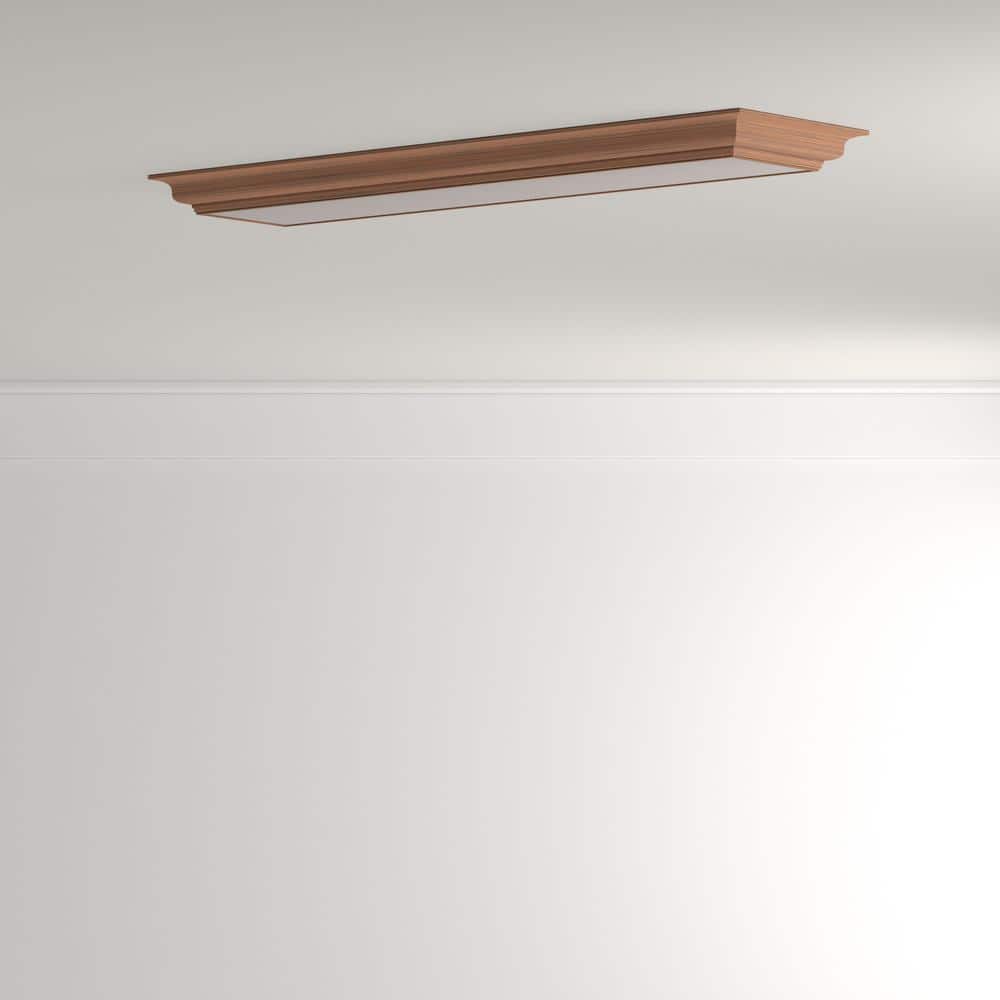 Cambridge Oak LED Semi Flush Mount Light