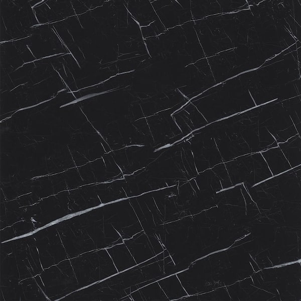 Take Home Sample - MaxCore Terra Nero Marquina Luxury Waterproof Vinyl Flooring 22 MIL - 6 in. W x 12 in. L