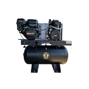 30 Gal. 14 HP CRX Portable Low RPM 175 Psi Gas-Powered Electric Air Compressor with Quiet Operation