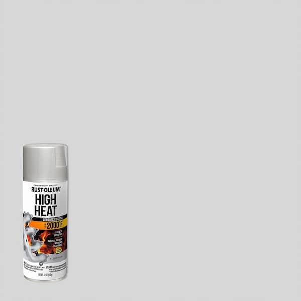 Rust-Oleum Automotive 12 oz. High Heat Flat Aluminum Protective Enamel Spray Paint (6-Pack)