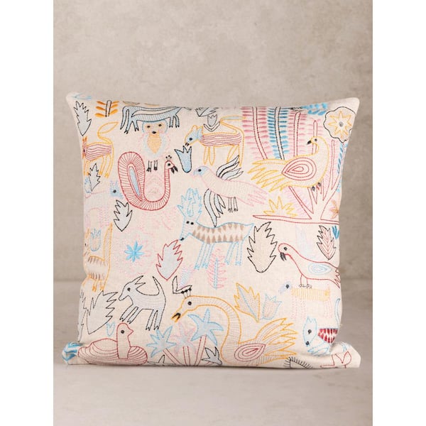 Fateh Throw Pillow Cover-20 in. x 20 in.