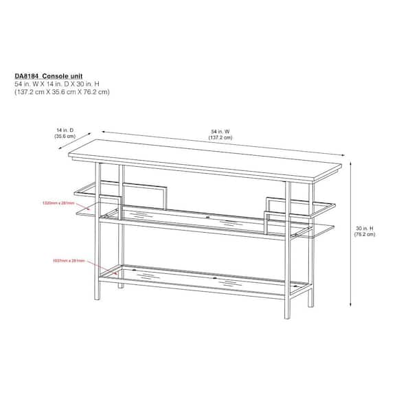 Barlow on sale console table