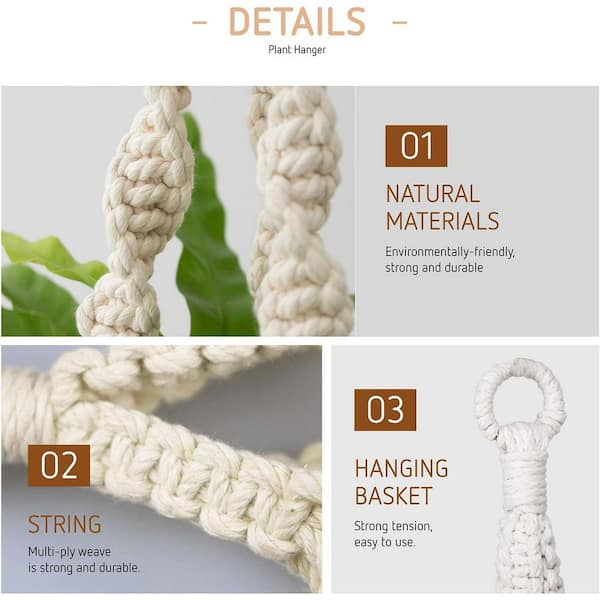 Cotton Rope 2mm Recyled, Triple Strand, Macrame Keychains, Macrame Plat  Hangers, Macrame Necklace, Macrame Recycled Cord,240 Gr,278 Ft,3 Ply 