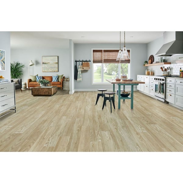 ProMark Sand Dune 12 MIL x 6 in. W x 36 in. L Waterproof Glue Down Vinyl Plank Flooring 24ct (35.95 sq. ft. / case)