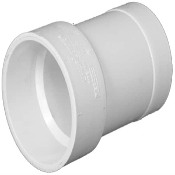 Charlotte Pipe 4 In X 4 In Pvc Dwv Cast Iron Hub X Spigot Adapter Pvc 00123 1000hd The Home Depot