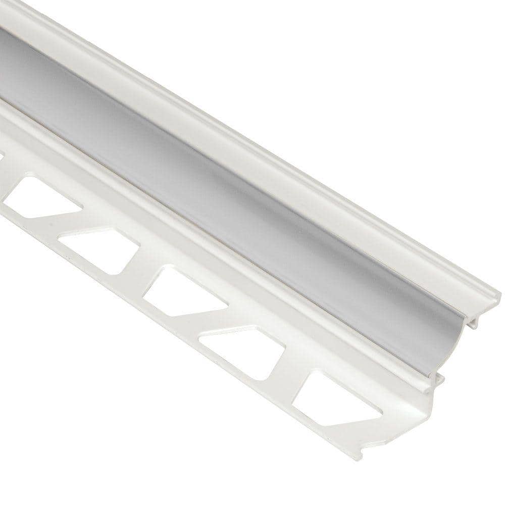 Dilex-PHK Classic Grey 1/2 in. x 8 ft. 2-1/2 in. PVC Cove-Shaped Tile Edging Trim price history on PriceWatchPro