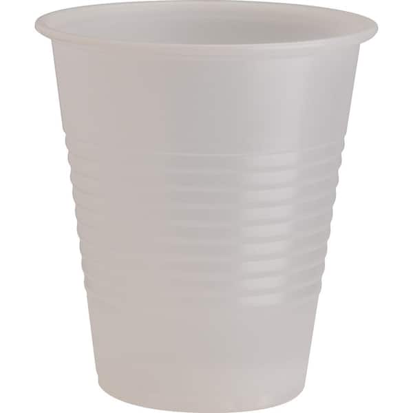 Translucent Disposable Plastic Beverage Cups (2400 Per Case)