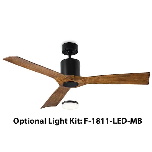 Aviator 1-Light LED 3000K Ceiling Fan Light Kit in Matte Black Aviator 1-Light LED 3000K Ceiling Fan Light Kit in Matte Black
