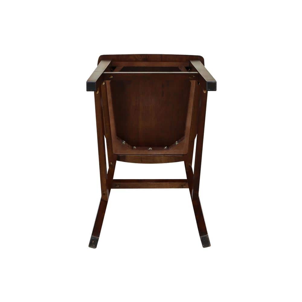 Espresso San Remo 30" Solid Wood Barstool