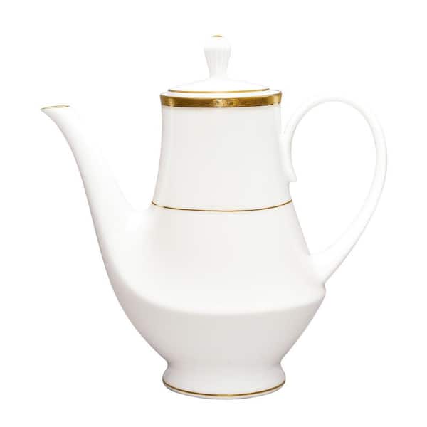 Charlotta Gold 49 fl. oz. (Gold) Porcelain Coffee Server