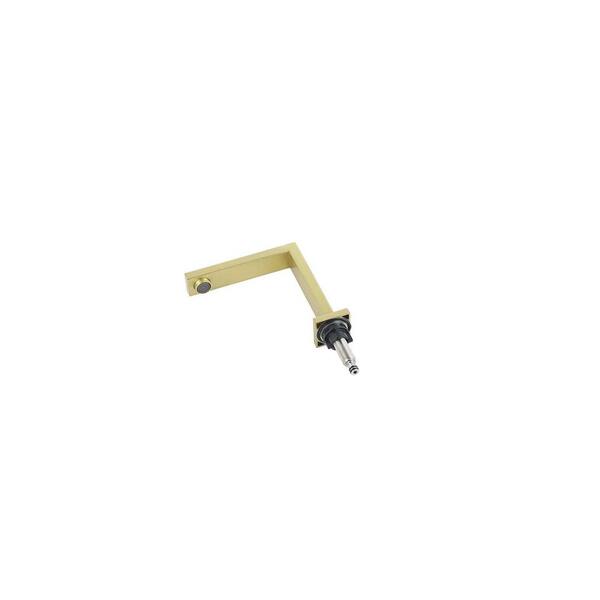 8 in. Widespread Double-Handle Bathroom Sink Faucet in Brushed Gold