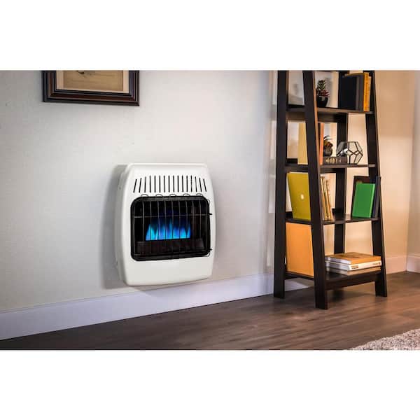 10,000 BTU Blue Flame Vent Free Natural Gas Wall Heater