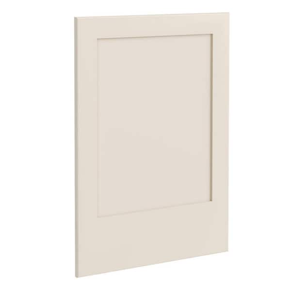 Newport 0.75 in. W x 24 in. D x 34.5 in. H Matching Base End Panel in Blended Cream