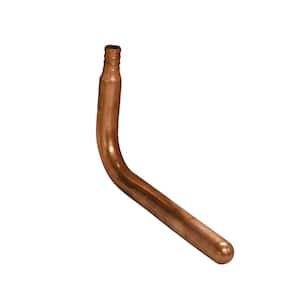 1/2 in. Crimp PEX (F1807) x 3-1/2 in. x 6 in. Copper Stub Out 90° Elbow without Mounting Flange