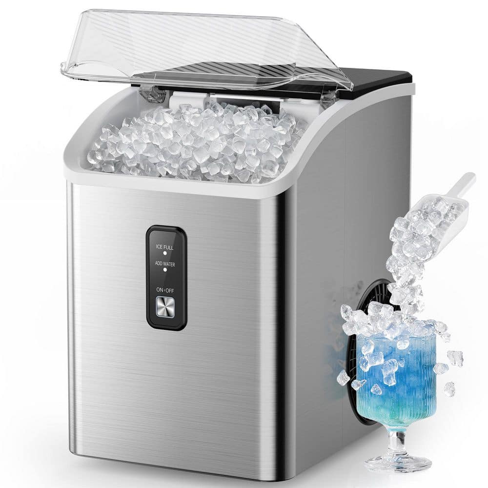 ICEです SIMZLIFE 8.3 in. 35lb/24H Nugget Ice Countertop Portable Ice Maker