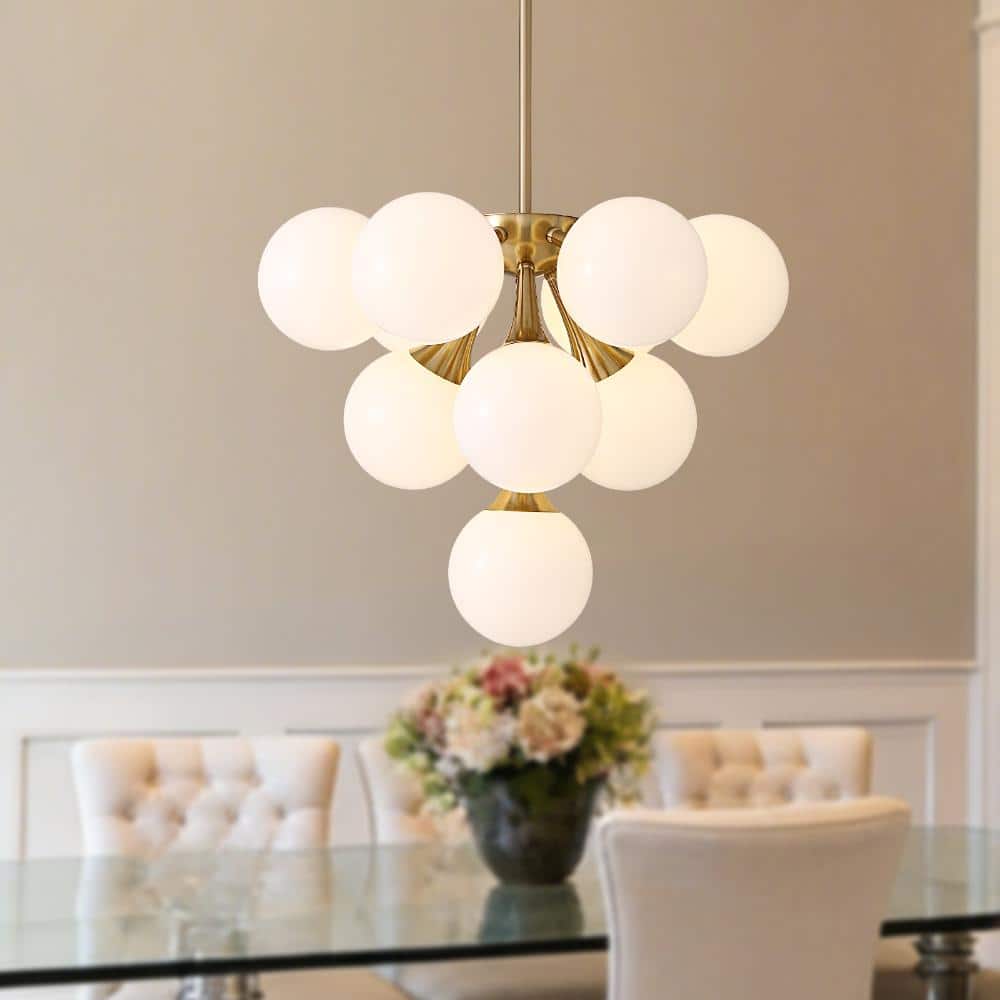 Christo 10 Light Glass Molecular Pendant, Copper Iron, G9 Base, Dimmable, Sloped Ceiling Compatible price history on PriceWatchPro