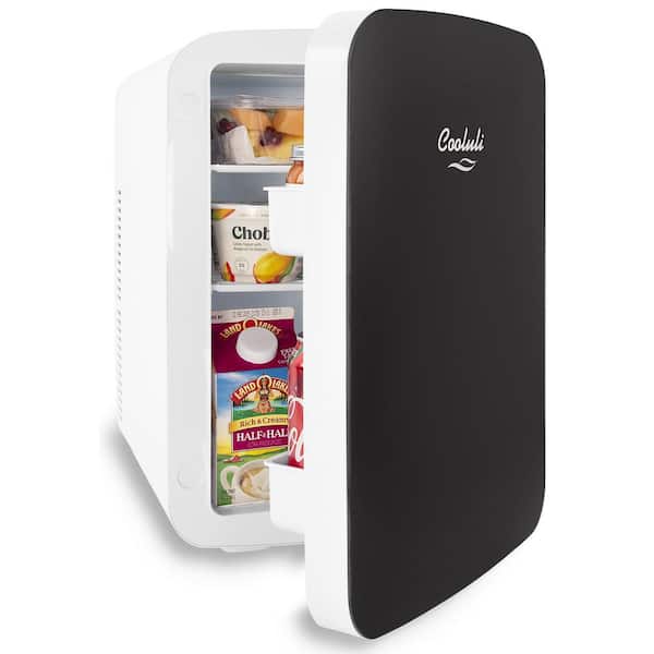 Cooluli Infinity 0 53 Cu Ft Retro Mini Fridge In Black Without Freezer I15l2bk The Home Depot