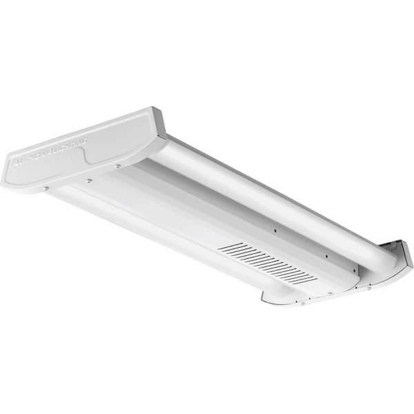 Lithonia Lighting IBG 25.6 in. 77-Watt Integrated LED Matte White Contractor Select High Bay Light