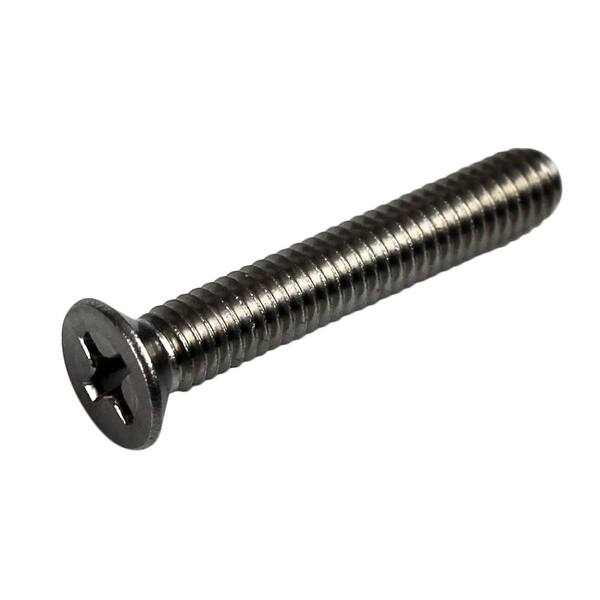 Everbilt M4-0.7 x 25 mm. Phillips Flat-Head Machine Screws (2-Pack)