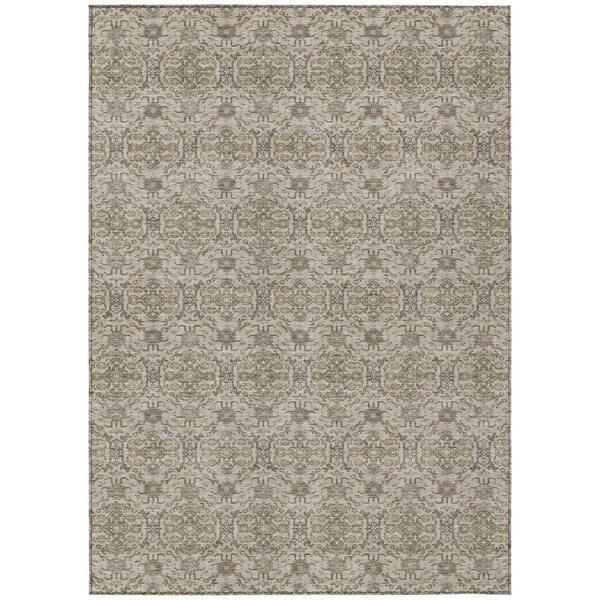 Chantille Machine Washable Indoor/Outdoor Abstract ACN2917 Beige 10 ft. x 14 ft. Area Rug
