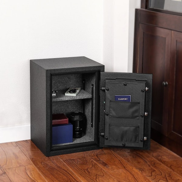 VenoTech Biometric 1.0 cu. ft. Waterproof and Fireproof Home Safe