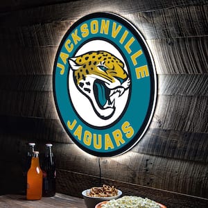 Jacksonville Jaguars Round 23 in. Plug-in LED Lighted Sign