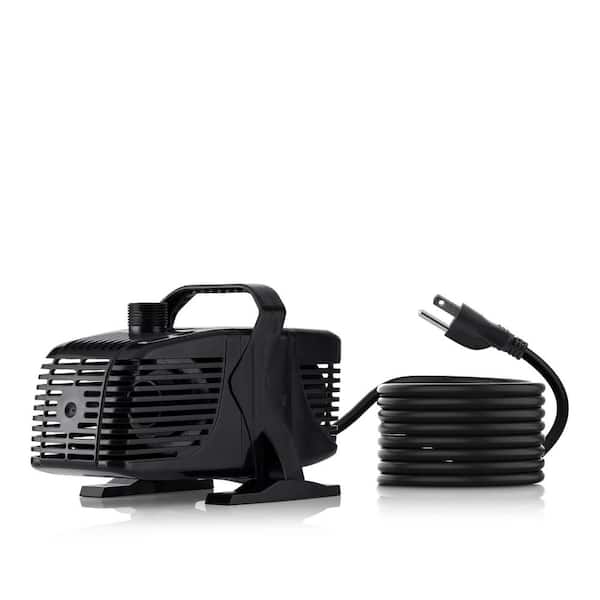 Alpine Corporation Tornado Pump 1500 GPH with 33 ft. Cord for Ponds, Fountains, and Waterfalls