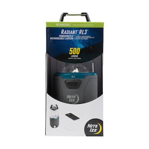 500 Lumens Radiant RL3 PowerSwitch Rechargeable Lantern, Dual Power Alkaline USB Battery