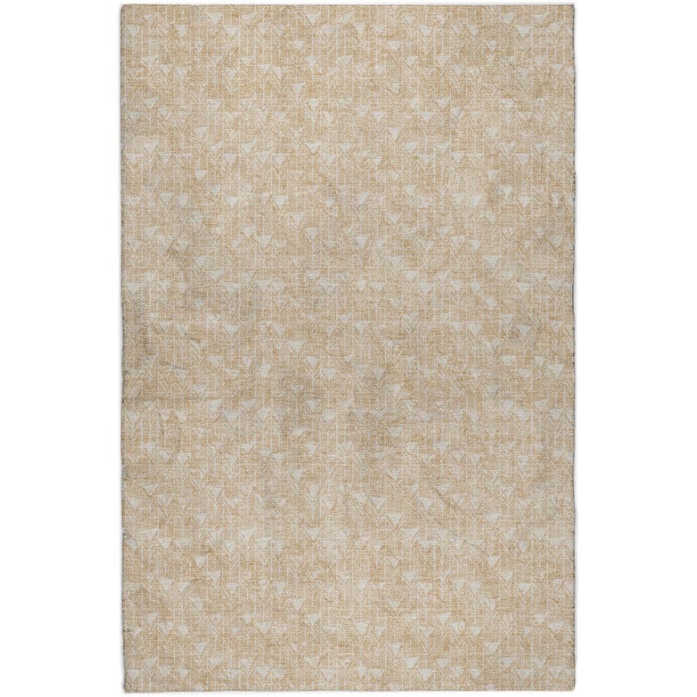 Dream Shag Premium Machine Washable Abstract ADS514 Beige 3 ft. x 5 ft. Area Rug price history on PriceWatchPro