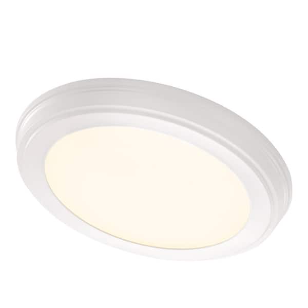 13 in. White Selectable LED Flush Mount
